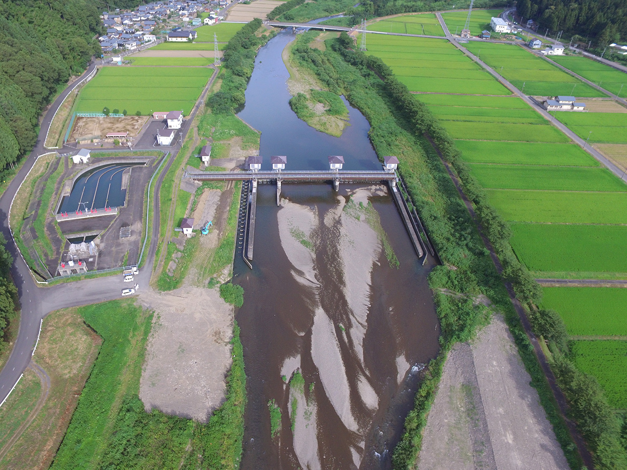 施設紹介 - 日野川用水土地改良区